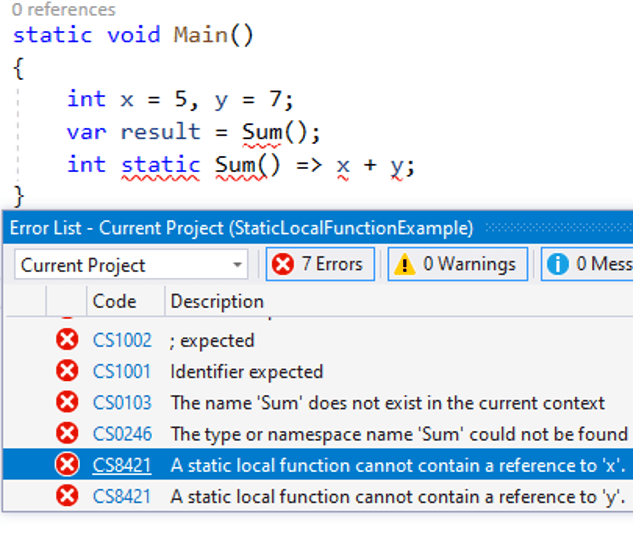Local Function And Default Interface Method C 6 To C 9 New Features